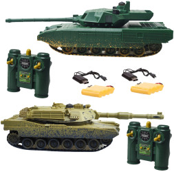 Радиоуправляемый танковый бой (АРМАТА T14 + M1 Абрамс США) - RWG99852