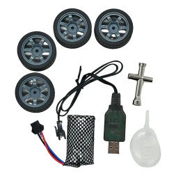 Радиоуправляемая машина для дрифта HB Ford Mustang (4WD, свет, пар, акб, 1:16) - SC16A17